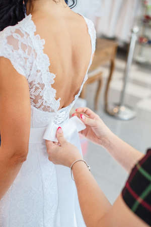 Bride's white clothes.の写真素材