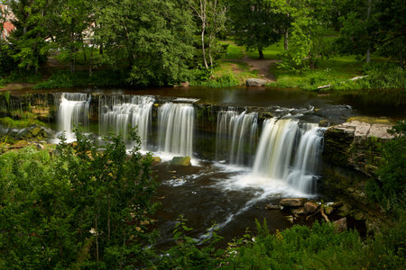 beautiful waterfalls in Keila-Joa, Estonia