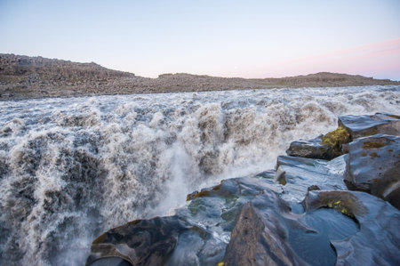 Dettifoss is the most powerful waterfall on Iceland and in the whole Europe. It is located in...
