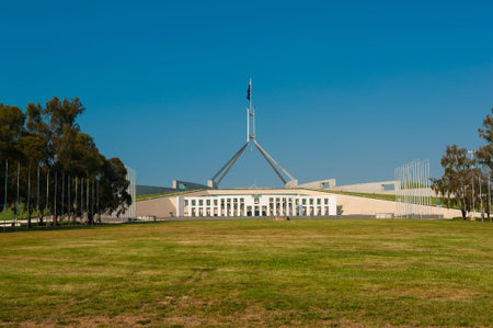 Main entrance to the Parliament of Australia, Canberra