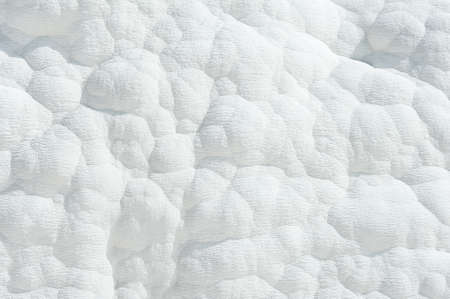 Pamukkale (cotton ) natural wonder is created by a layers of white travertine looking like cotton, Turkeyの写真素材