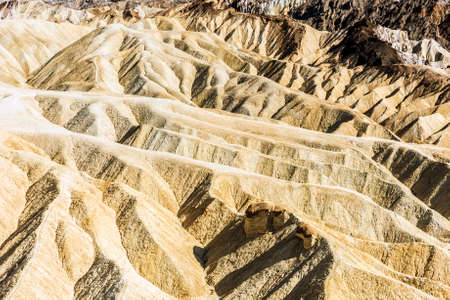 Badlands of the Death Valley National Park seen from Zabriskie Point. California, USAの写真素材
