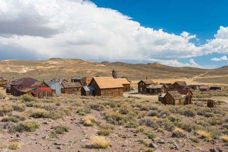 Ghost town of Bodie is a National Historic Landmark. It is located in Mono County, Sierra Nevada - California. United States of America. The town was founded in 1859.の写真素材