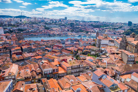 City of Porto from above, Portugalの写真素材