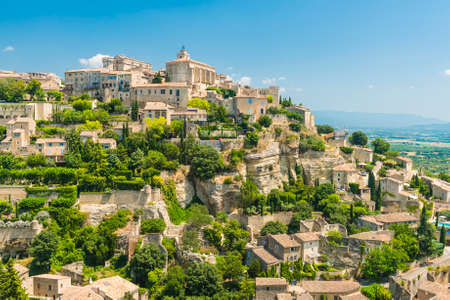 Small but beautiful old town of Gordes, Provence - Franceの写真素材