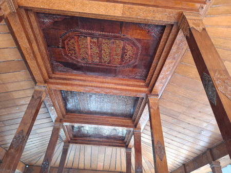 Interiors of Masjid Agung Bantul Yogyakarta. Indonesia. Mosque in Indonesia. December 22, 2024の写真素材