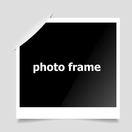 Photo Frame. Clean vector background. のイラスト素材