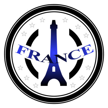 Abstract black grunge stamp named のイラスト素材