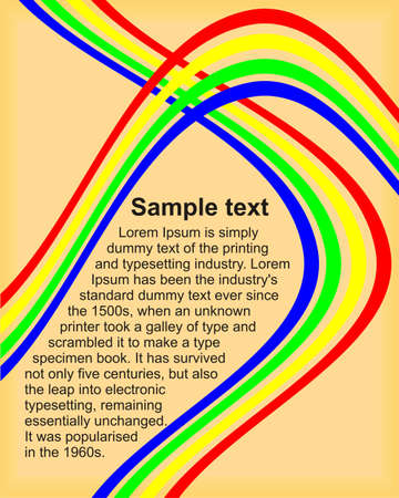 Abstract retro background with place for your text.のイラスト素材