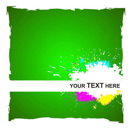 Abstract background in green. Vector illustration.のイラスト素材