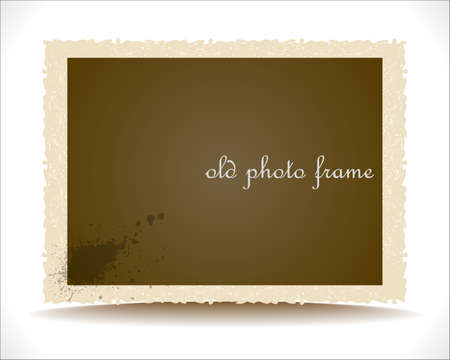 Old Photo Frame.  のイラスト素材
