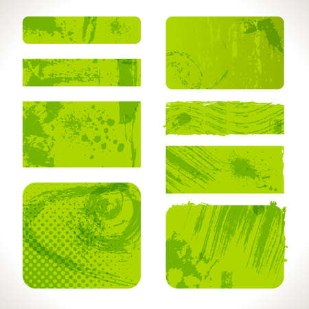 Grunge Banners Vector. Paint Splash Vintage Design.のイラスト素材