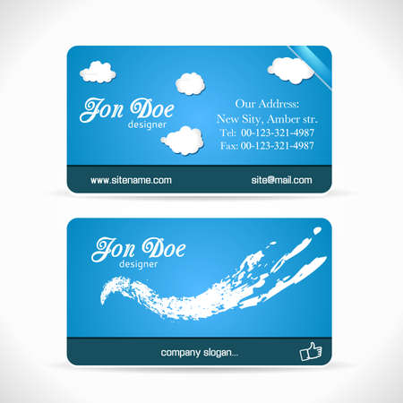 Business Card. Vector illustration. のイラスト素材