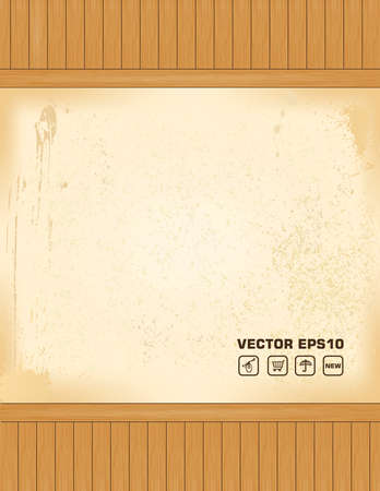 Wooden Vector Background.のイラスト素材