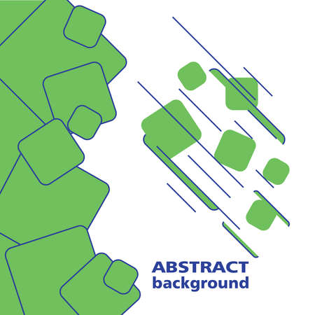 Square abstract background. Vector color design templateの写真素材