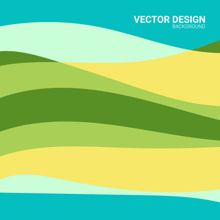 Abstract colored Background with Waves. Vector patternのイラスト素材