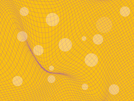 Abstract wave line futuristic background template. Liquid color design poster. Trendy digital dynamic shapes composition. Jpeg illustrationの写真素材