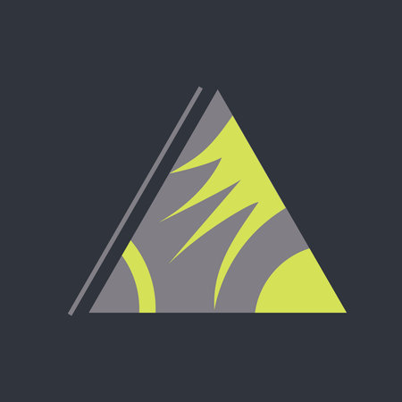 Simple Logo Design. Abstract symbol template. For any company. Dark style. Jpeg illustration.の写真素材