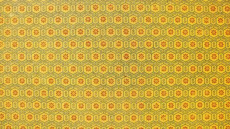 Decorative cloth pattern wallpaperの写真素材