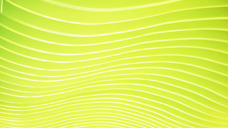 Yellow decorative plate is three-dimensional corrugated の写真素材