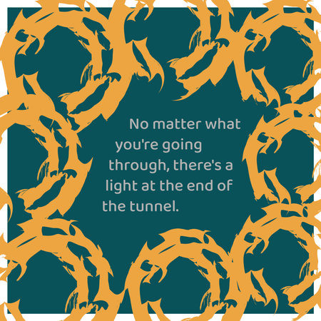 Words of wisdom and inspirational quote. "No matter what you're going through, there's...