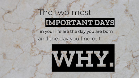 An inspirational quote is presented on a textured beige and white marble background. Creating a strong contrast and visual interest.の写真素材