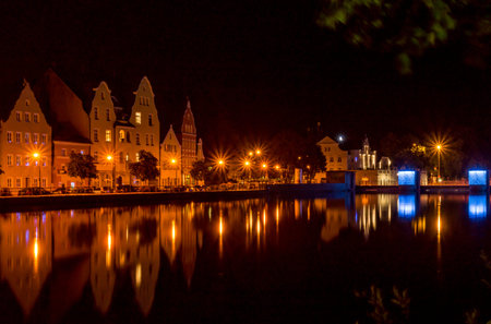 Landshut at night