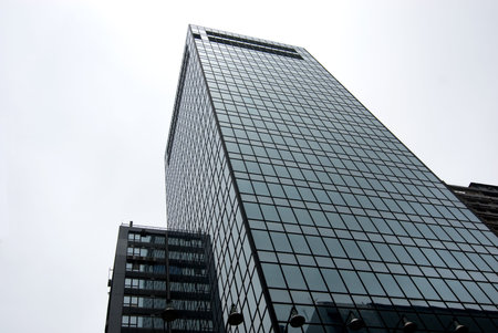 High modern skyscrapers 