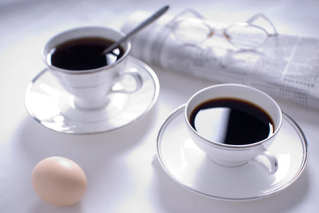 A new day begin from the Healthy Breakfast の写真素材