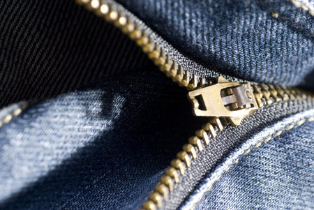 jeans pocket in close up