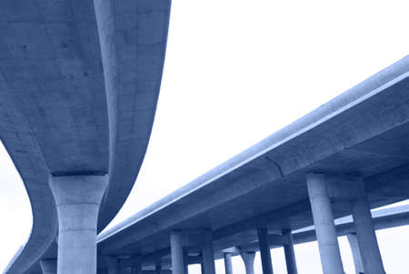 crossing highway の写真素材