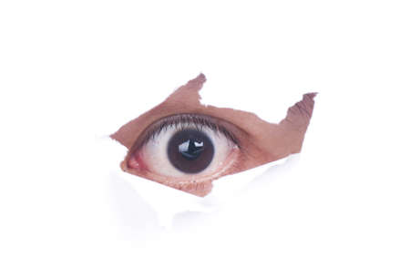 Spy eyeの写真素材