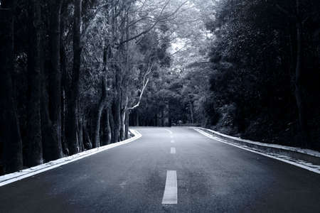 mountain roadの写真素材