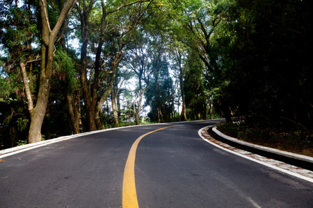 mountain roadの写真素材