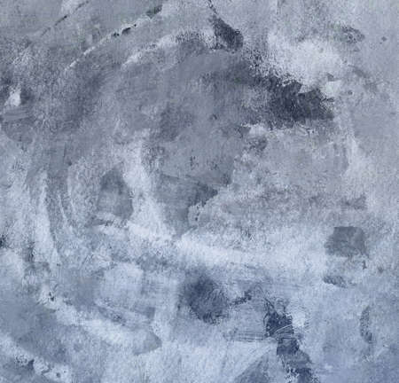 Abstract hand painted background, watercolor brush strokes in grey shadesの写真素材