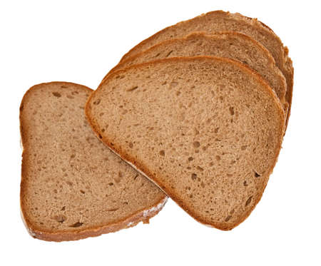Rye bread. Isolate