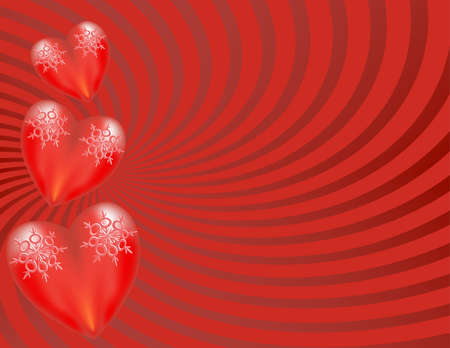 Heart Burst Backgroundのイラスト素材