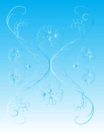 Abstract floral patternのイラスト素材