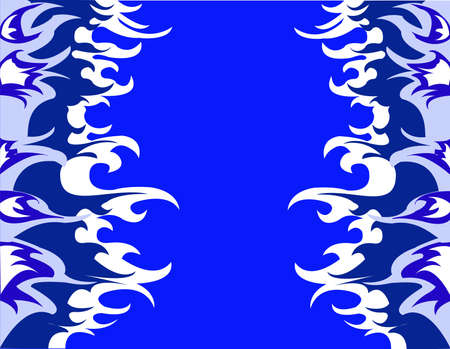  	blue backgroundのイラスト素材