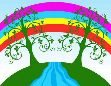  	The openwork treeのイラスト素材