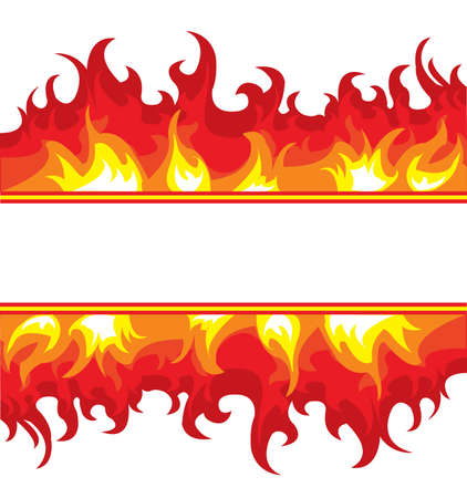 image of a burning fire. のイラスト素材