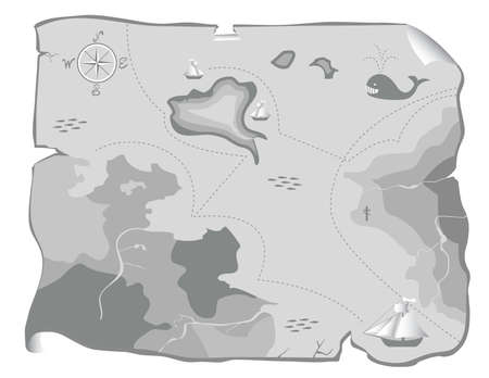 Abstract mapのイラスト素材