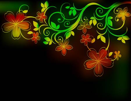 floral pattern.のイラスト素材