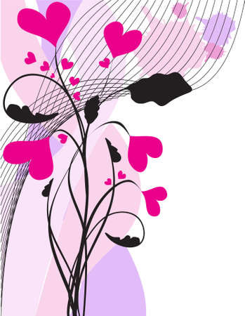 heart backgroundのイラスト素材