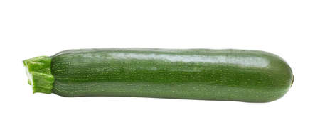 zucchini isolated on a white backgroundの写真素材