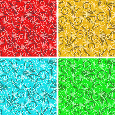 seamless floral background のイラスト素材