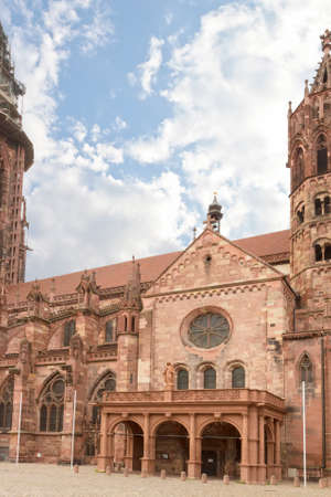 Minster in Freiburg.  Europe. Germanyのeditorial素材
