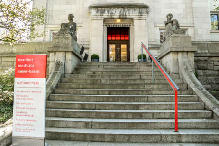 BADEN-BADEN, GERMANY  - MAY 4: City  Art Gallery in the historic center of Baden-Baden. Baden-Baden...