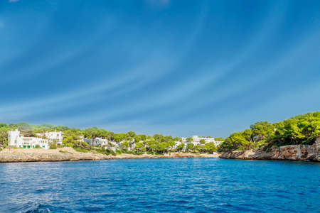 Coast of Mallorca on a sunny day.の写真素材