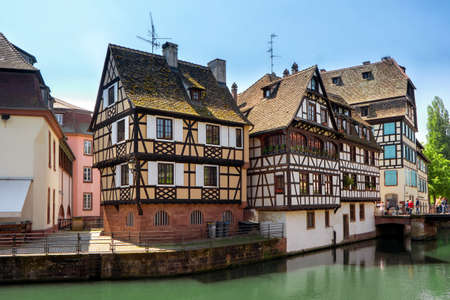 House tanners, Petite France district. Strasbourg, France の写真素材